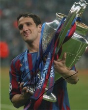 FC Barcelona Juliano Belletti Autographed Signed 8x10 Photo COA B