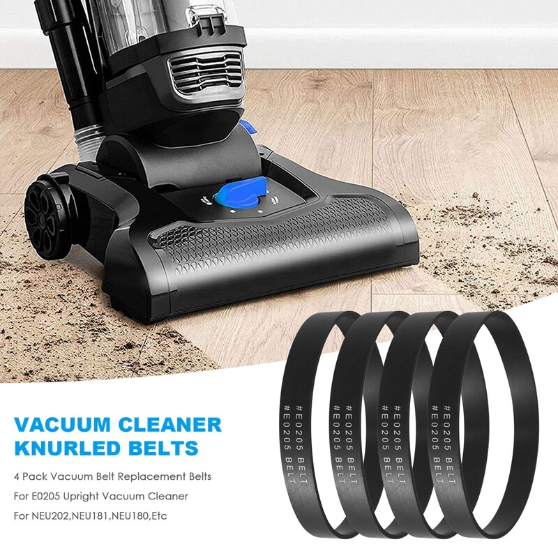 4 Pack Vacuum Belt Replacement Belts for Eureka Style U E0205 Upright