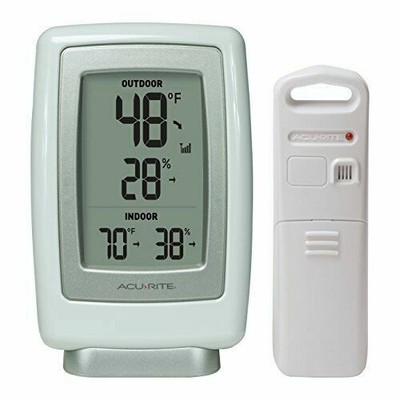 AcuRite 00611 Indoor Outdoor Thermometer with Wireless (Regular Display) NEW