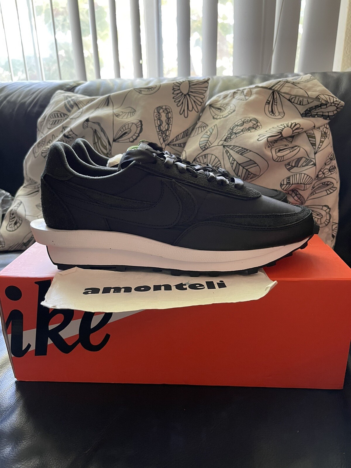 SACAI X NIKE NUOVISSIMA CIALDA NIKE X SACAI LD NYLON NERO BV0073 002 TAGLIA 12