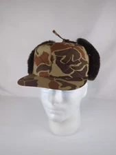 Camouflage Lined Hunting Cap Trapper Style Korea YR Quality Brand SIZE MEDIUM