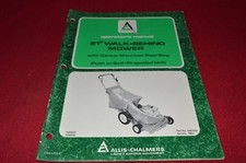 Allis Chalmers Spaziergang Hinten Rasenm&auml;her 53.3cm Operator Manuelle YABE16