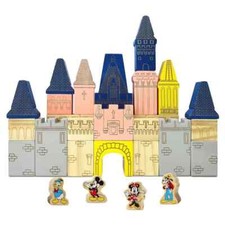 Disney Disneyland Mickey Mouse  Friends 32 Piece Castle Stacking Block Set NIB