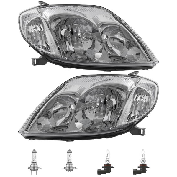 Scheinwerfer Set H7/HB3 Chrom FüR Toyota Corolla Stufenheck Inklusive Lampen-image