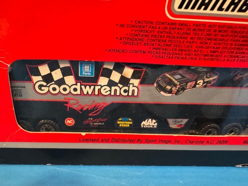 Matchbox 1992 Super Star Transporter Dale Earnhardt Goodwrench Racing - Foto 11 di 15
