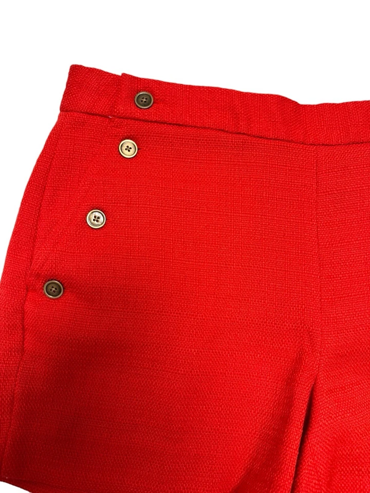 Pantalones cortos de vestir para mujer Banana Republic naranja neón brillante talla 4 Foto 2 de 4