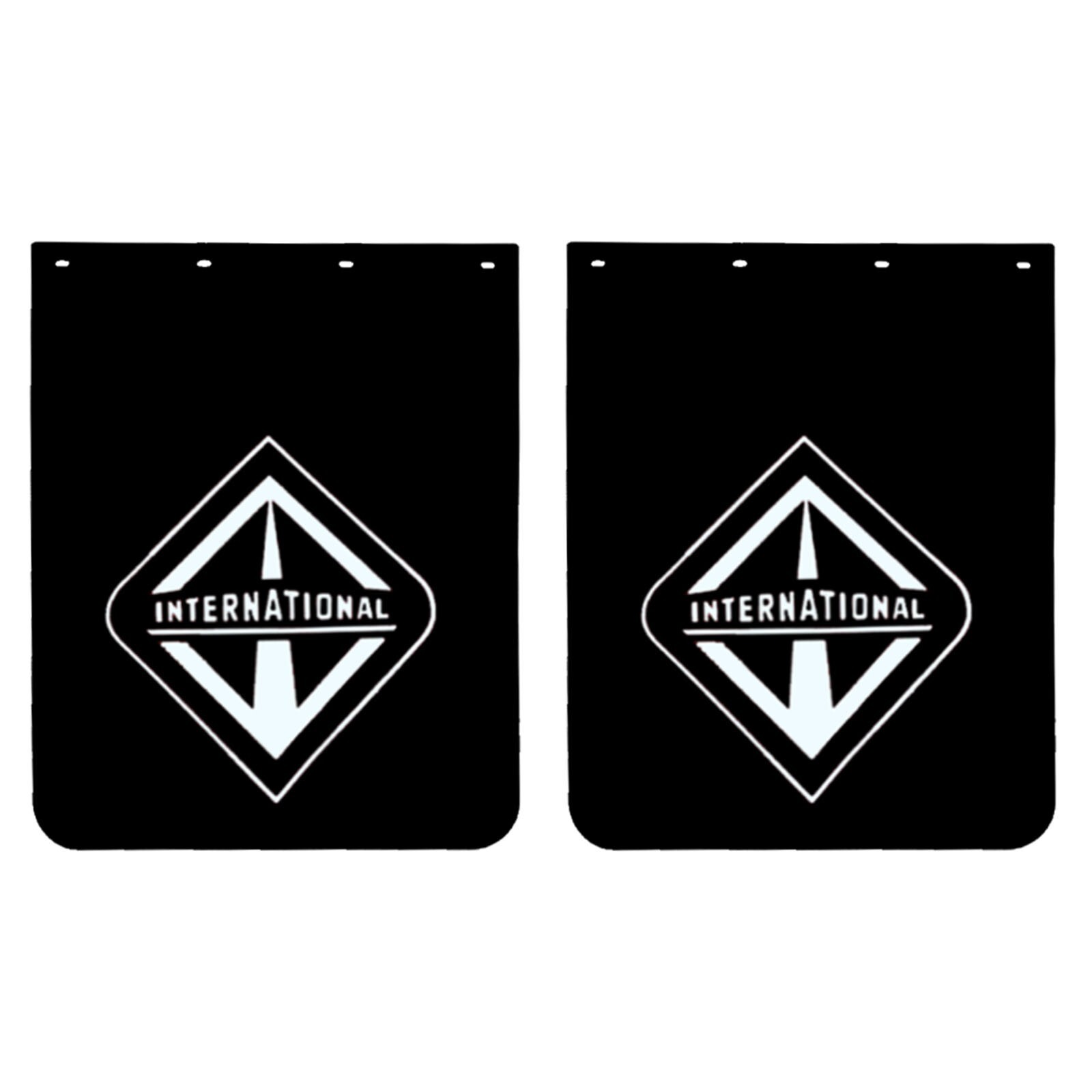 2PCS 24x30 Heavy Duty Black Mud Flaps for Semi Truck & Trailer  
