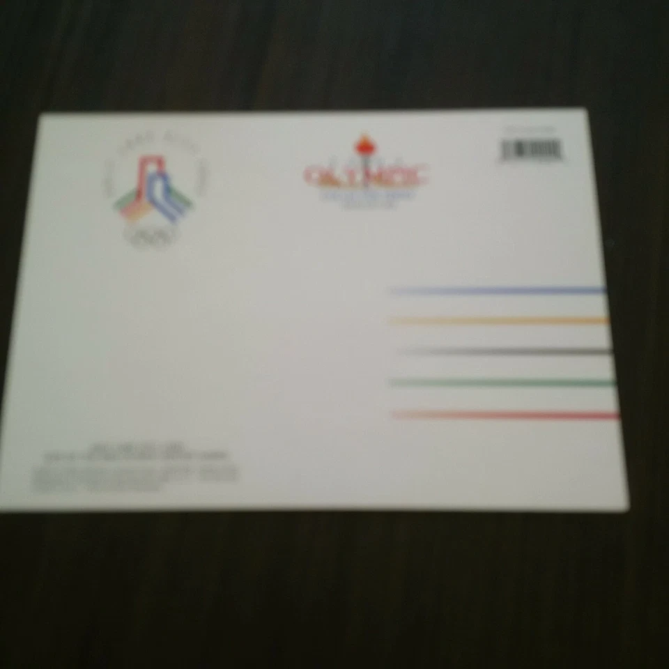 Salt Lake City Olympic Winter Games postcard 2002 Excellent condition city view - Image 2 of 2