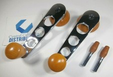 1968-1979 Vw Wood Handle Window Cranks Door Lock Pull Kit Left Right Set 1968-1979 Vw Wood Handle Window Cranks Door Lock Pull Kit Left Right Set