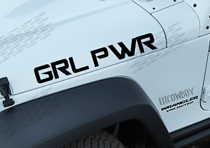 GRL PWR car 8" vinyl sticker decal AS1576 ThatLilCabin