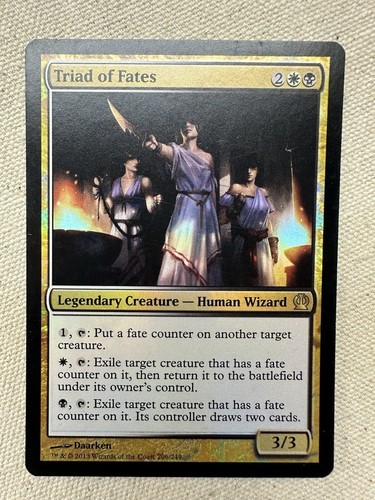 MTG Triade des Destinées Theros 206/249 Feuille Rare comme neuf