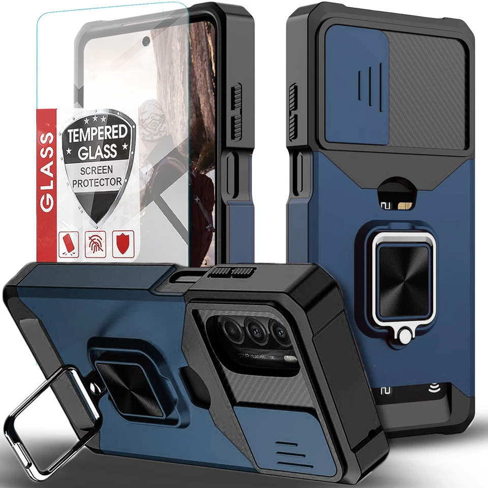 Funda de teléfono resistente + vidrio templado para Motorola Moto G Play 2023/Funda eléctrica Foto 4 de 4