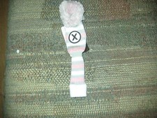 BRAND NEW Maxfli Vintage Deluxe Knit Pom Pom headcover for Hybrid  X Pink Grey