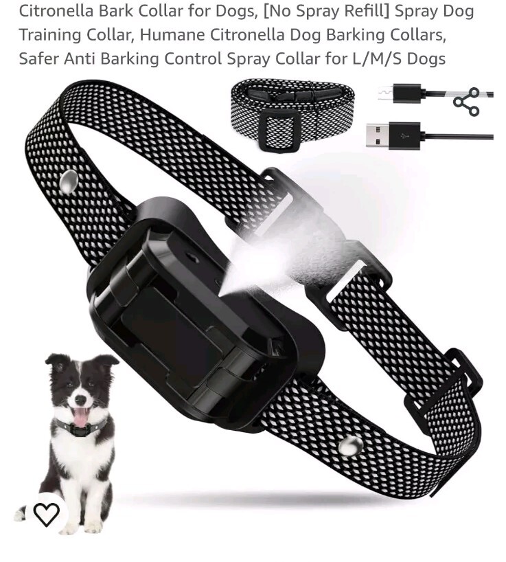 Citronella Collar For Dogs Citronella Bark Collar, Spray Dog