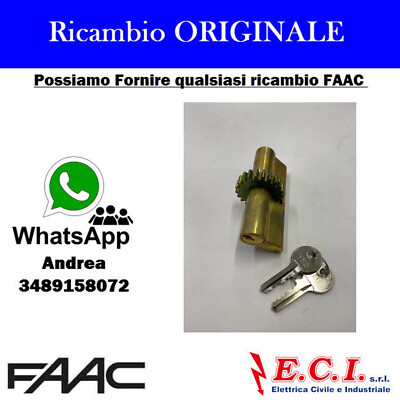 Original Spare Part FAAC 418138001 Lock Release 760 Coded