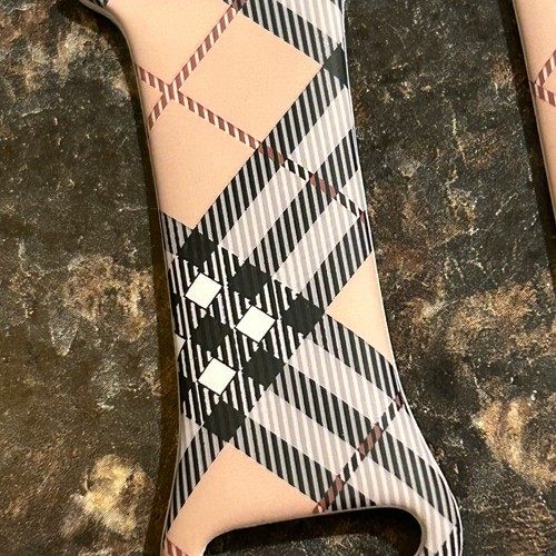 Apple Watch Band Plaid Pattern Silicone Sport Strap Replacement Fits Series 1-8 - Photo 2 sur 3