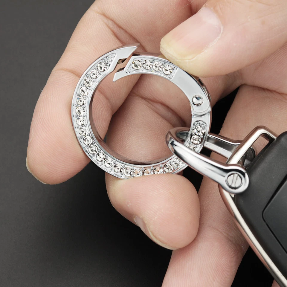 Porsche 3D Moda Lujo Diamante Coche Hogar Dama Llavero Anillo Decoración Regalo Foto 3 de 4