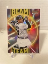 2022 Topps Stadium Club Chrome Miguel Cabrera Beam Team Orange /25