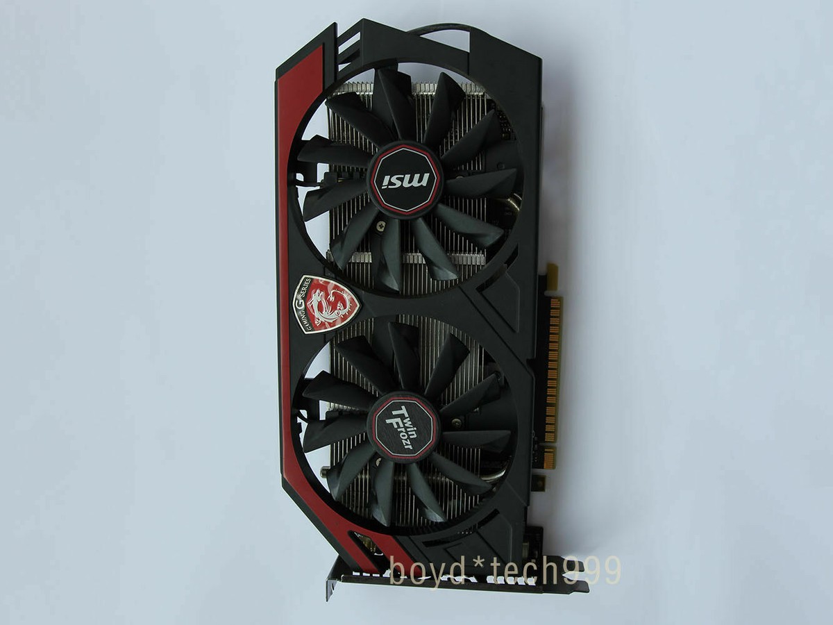 MSI GeForce GTX 750TI  極美品 MSI GeForce GTX 750 Ti Video Graphics Card GDDR5 128-Bit 2GB
