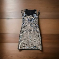 Profile Dress Women Small Full Sequined Cocktail Asymmetrical Girls Night Date