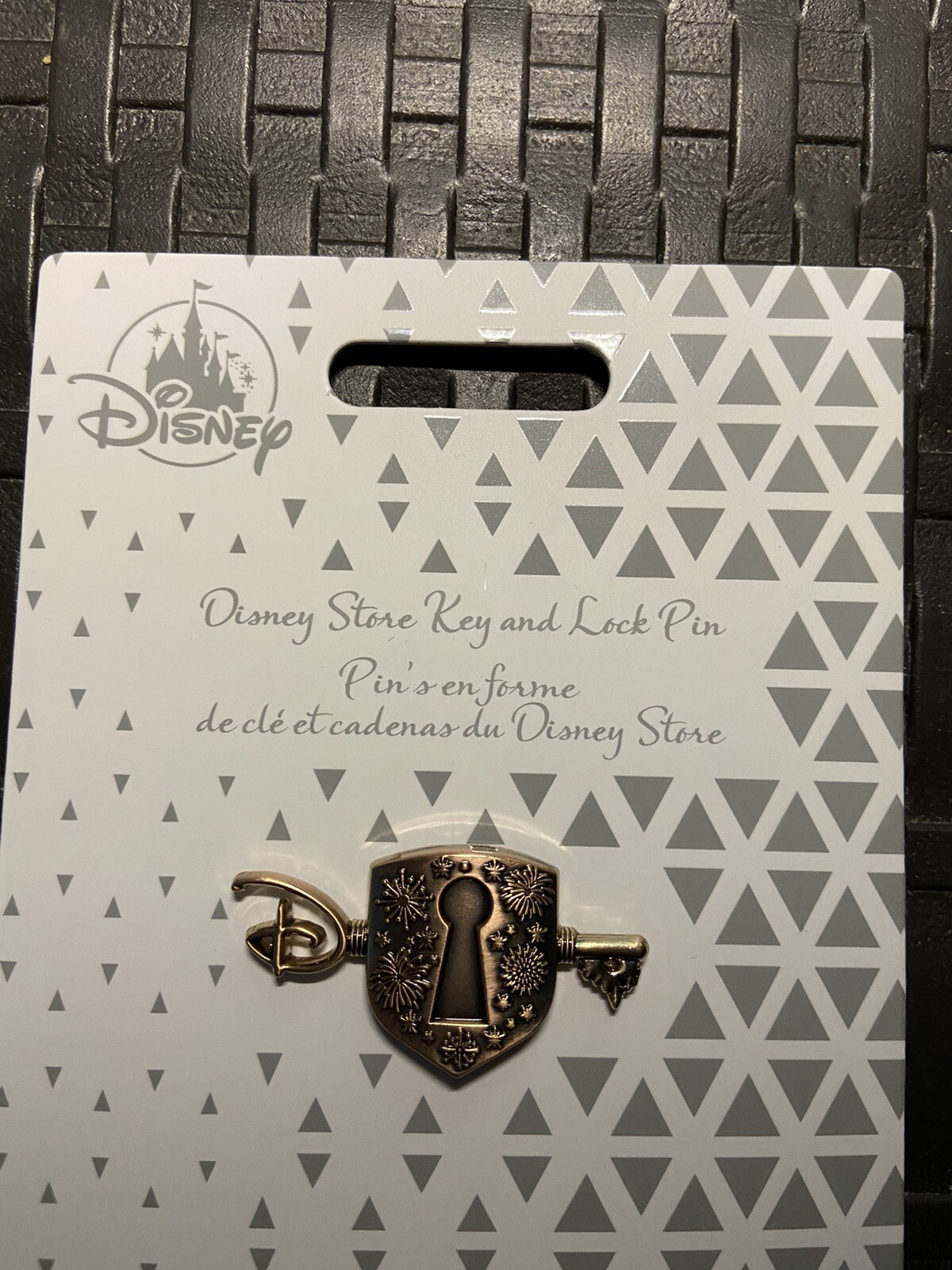 Disney Store Key and Lock Pin