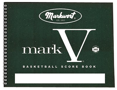 Markwort Mark V Basketball Scorebook (30 Games)