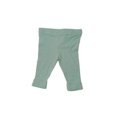 Girls Plain Light Green Solid Leggings