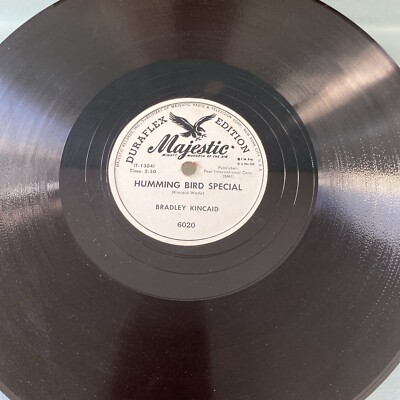 1947 COUNTRY PROMO Bradley Kincaid 78 rpm MAJESTIC 6020 Humming Bird Special E