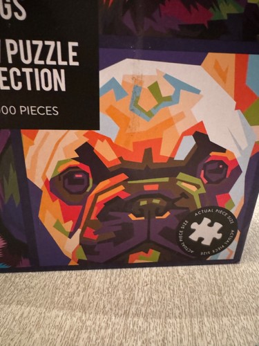 Professor Puzzle Jigsaw Four-In- One Anstract Dogs Collection 4 X 1,000 NIB - 第 4/12 張圖片
