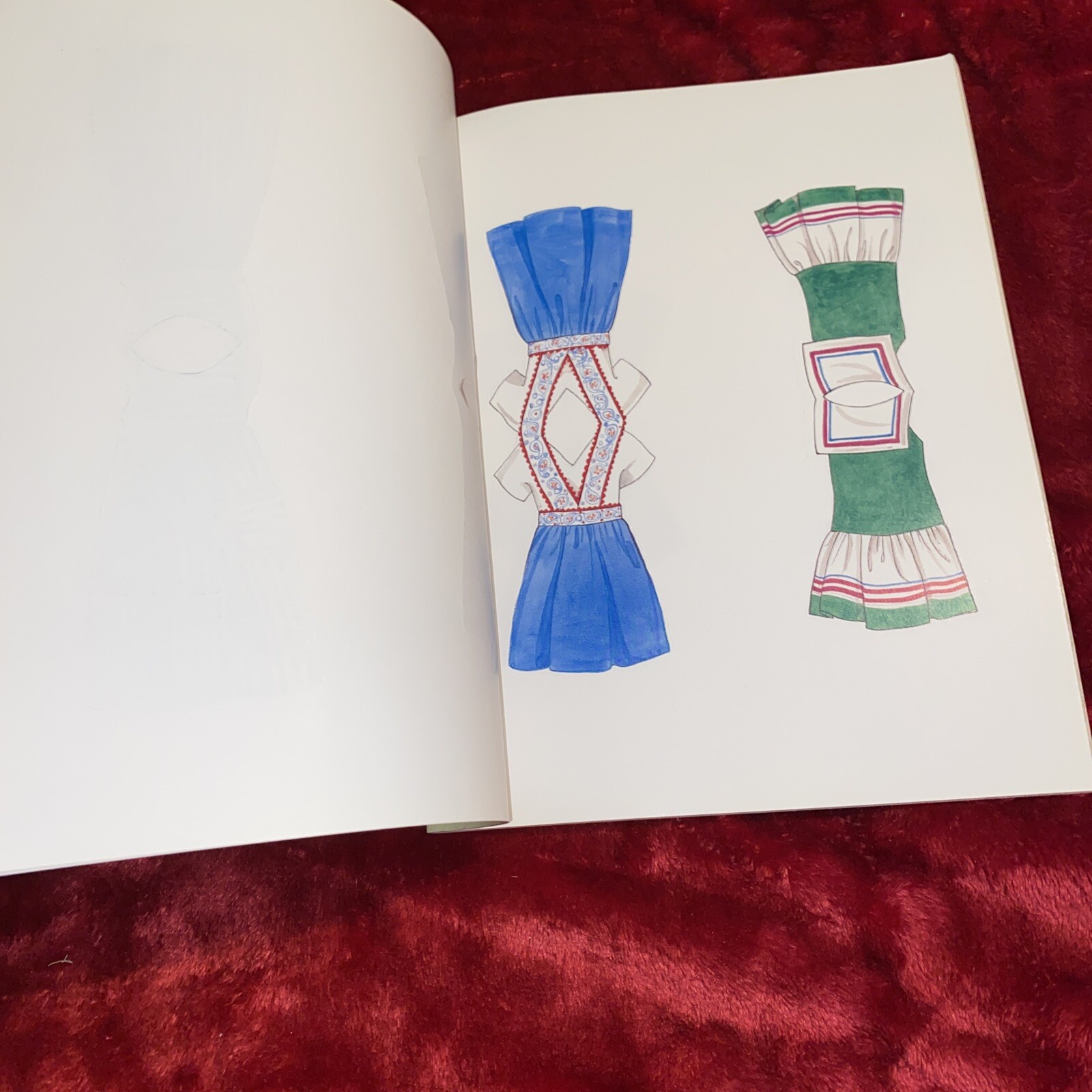 Dress Up Punch Out Paper Dolls Book -W/ 300 Stickers Favorite Fashions Vintage