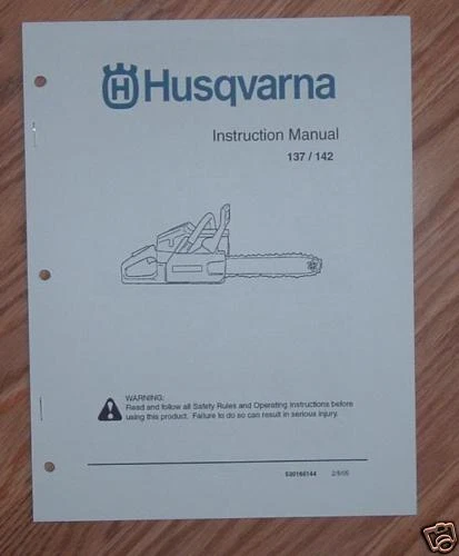Husqvarna 137 инструкция