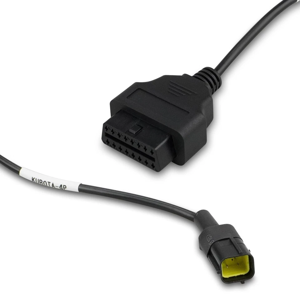 Кабель адаптера 3824-26 OBD2 для транспортных средств KUBOTA 4-контактный OBD2 16-контактный на OBD1 4-контактный - Изображение 3 из 4