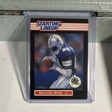 Kenner Starting Lineup Michael Irvin Dallas Cowboys Rookie Football Card #88