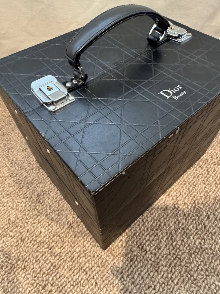 Christian Dior Train Case Vanity Makeup Case Box Dior Beauty Authentic Coffret - Image 4 of 4