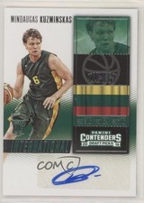 2016 Contenders Draft Picks International Ticket Mindaugas Kuzminskas Auto fm0