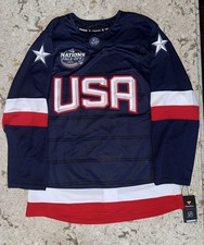 Fanatics NHL Team USA 4 Nations Face-off Premium Jersey Blank Authentic NWT 44 