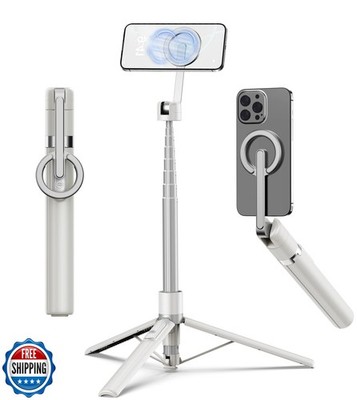 TONEOF 68'' Magnetic Selfie Stick Tripod with Aluminum Strong Magnetic Holder 