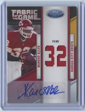 Marcus Allen 2011 Certified Fabric Of The Game Prime GAME USED Patch Auto 08/10