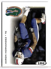 2010 SAGE HIT #22 Aaron Hernandez Rookie RC Patriots Florida Gators