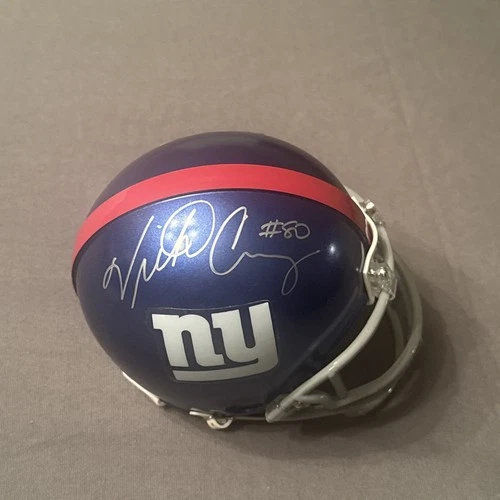 Victor Cruz NY Giants Signed Autographed Mini Helmet NFL *No COA*