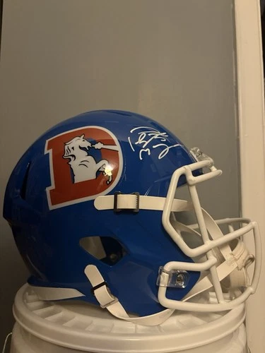 Peyton Manning Signed Full Size Replica  Helmet (Denver Broncos Throwback)