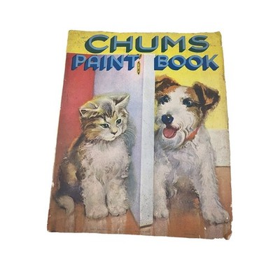 Vintage Chums Paint Book Abbott Publishing