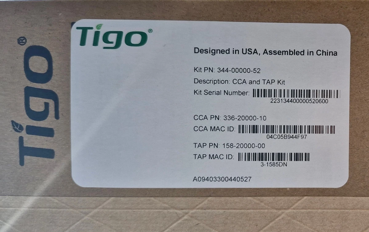 Tigo CCA und Gewindebohrer Set 344-00000-52 336-20000-10 158-20000-00