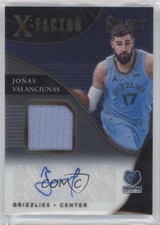 2020 Select X-Factor Memorabilia Signatures 163/249 Jonas Valanciunas Auto 4l6