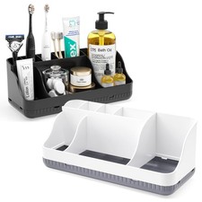 Bathroom Counter Organizer and Storage, 7 Slots Detachable Toothbrush Holders...