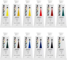 Artist Oil Paint Set - 12 Colors X 60Ml/2Oz Tubes - Art Supplies for Canvas Pain