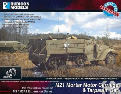 Rubicon Models M21 MMC & Tarpaulin Set Expansion Set for M3/M3A1 1/56 28mm