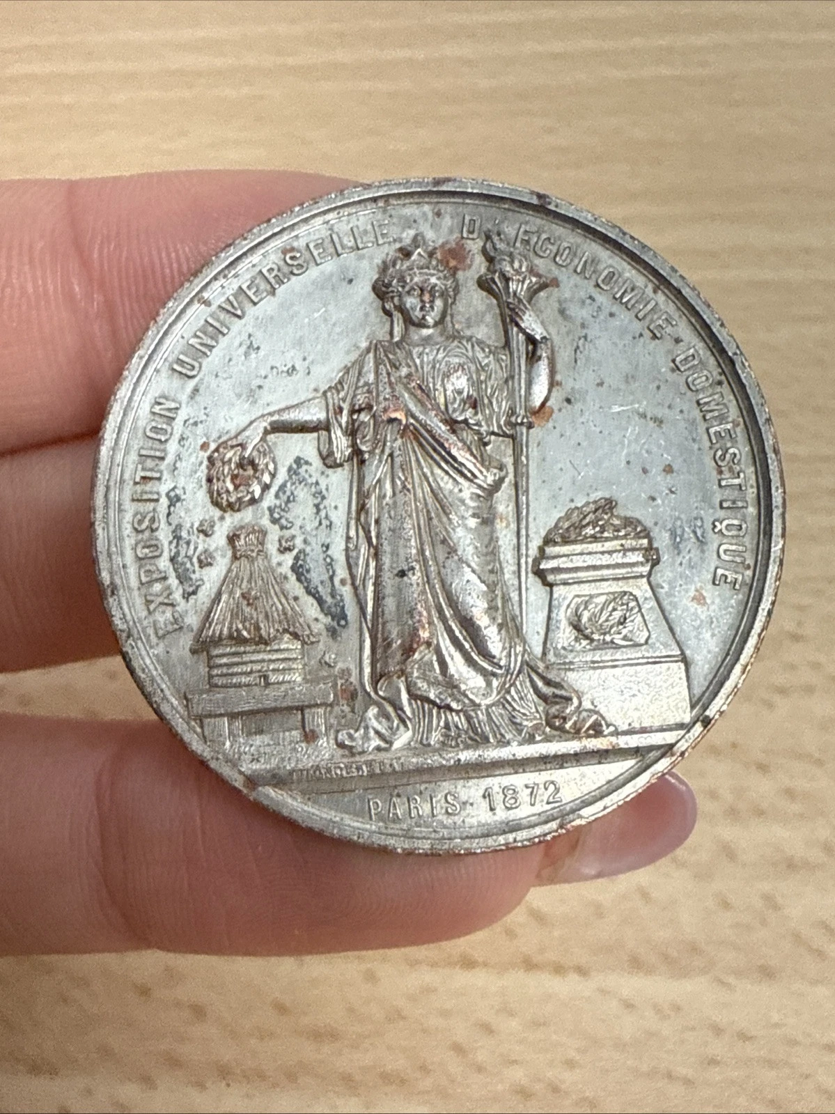 Médaille Exposition Universelle D’économie Domestique Paris 1872