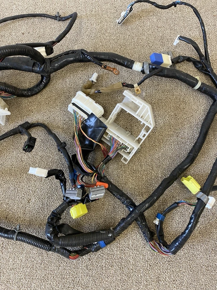 Nissan 350Z Z33 2003 interior tablero principal tablero arnés de cableado fabricante de equipos originales Foto 4 de 4