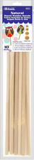BAZIC Wooden Dowel Rods Wood Sticks, Assort Size round Natural Hardwood Stick, U